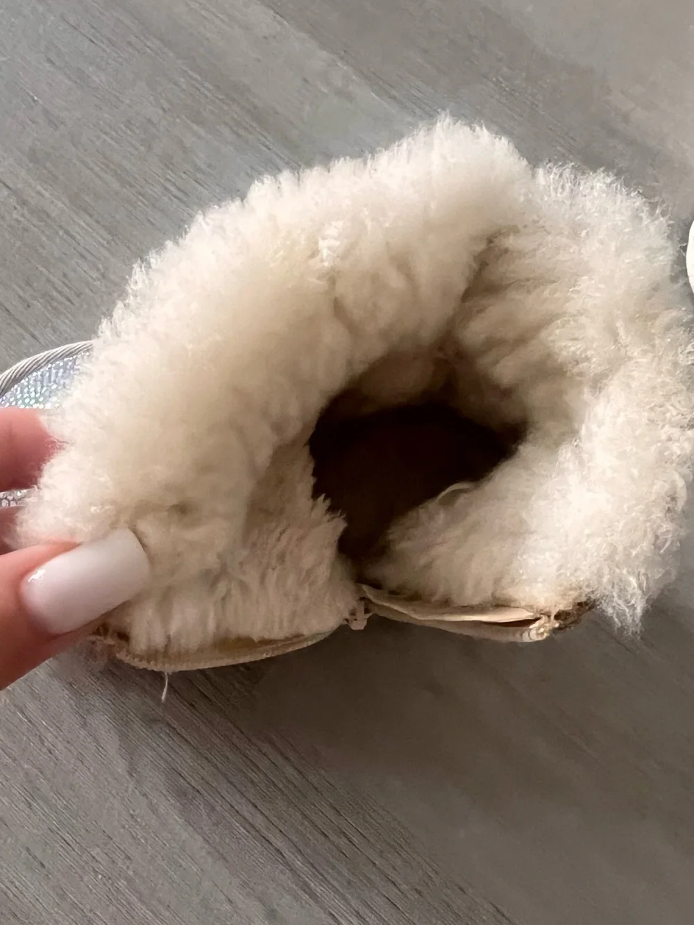 Girls Sparkle Faux-Fur Lined Winter Boots - Iridescent Pink